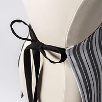 KSP Classic Stripe 100% Cotton Apron (Black)