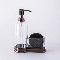KSP Ashbury Soap Pump Caddy with Scrubby (Copper)