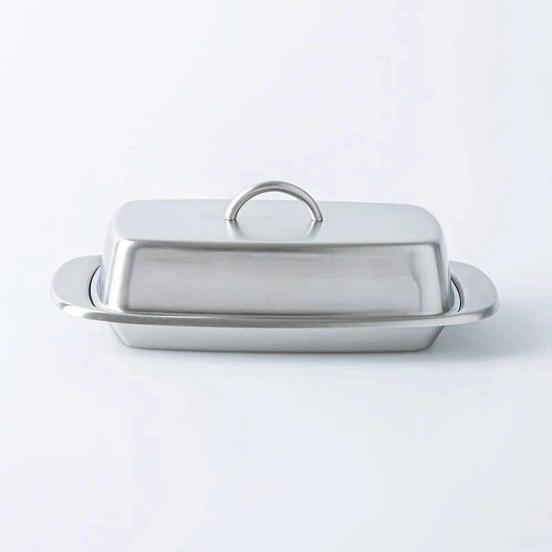 KSP Classic Butter Dish with Lid (Stainless Steel)