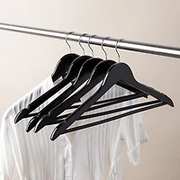 KSP Taylor Wood Hanger - Set of 5 (Black)