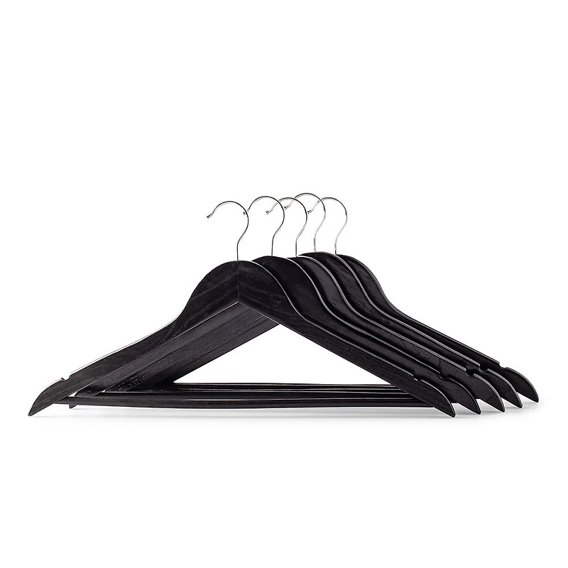 KSP Taylor Wood Hanger - Set of 5 (Black)