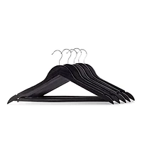 KSP Taylor Wood Hanger - Set of 5 (Black)