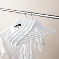 KSP Taylor Wood Hanger - Set of 5 (White)