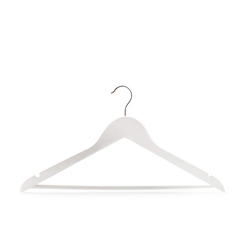 KSP Taylor Wood Hanger - Set of 5 (White)