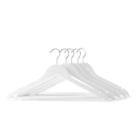 KSP Taylor Wood Hanger - Set of 5 (White)