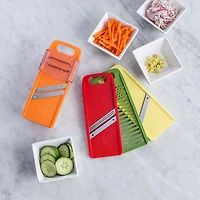 KSP Quick Prep Mandoline Slicer and Grater - Set of 7
