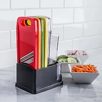KSP Quick Prep Mandoline Slicer and Grater - Set of 7