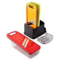 KSP Quick Prep Mandoline Slicer and Grater - Set of 7