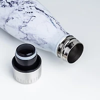 KSP Quench 'Marble' 500ml Double-Wall Water Bottle (White)