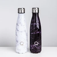 KSP Quench 'Marble' 500ml Double-Wall Water Bottle (White)