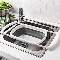 KSP Stretch Over The Sink Colander (Grey)