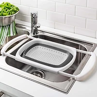 KSP Stretch Over The Sink Colander (Grey)