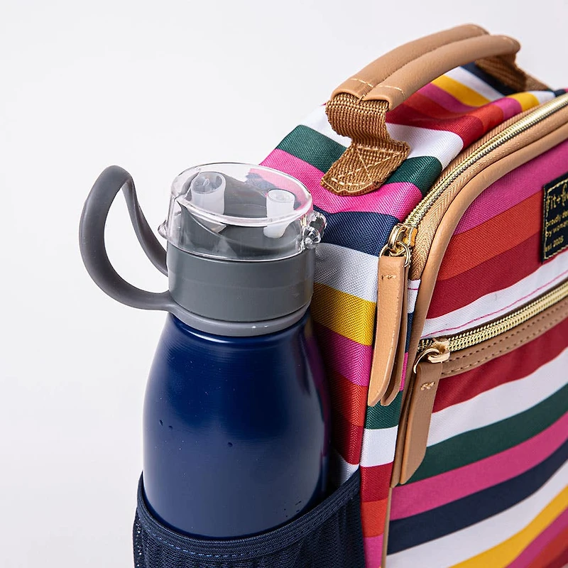 Fit & Fresh Austin 'Stripes' Thermal Lunch Bag