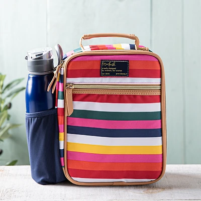 Fit & Fresh Austin 'Stripes' Thermal Lunch Bag