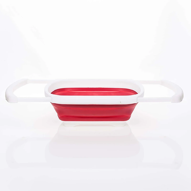 KSP Stretch Over The Sink Colander (Red)
