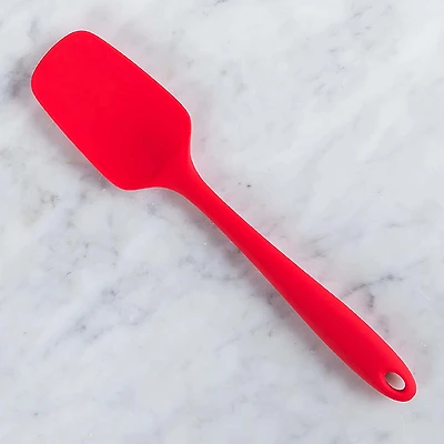 KSP Colour Splash Silicone Utensil Spoonula (Red)