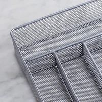KSP Mesh Cutlery Tray - Small (Silver) 32 x 23.5 x 5 cm