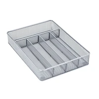 KSP Mesh Cutlery Tray - Small (Silver) 32 x 23.5 x 5 cm