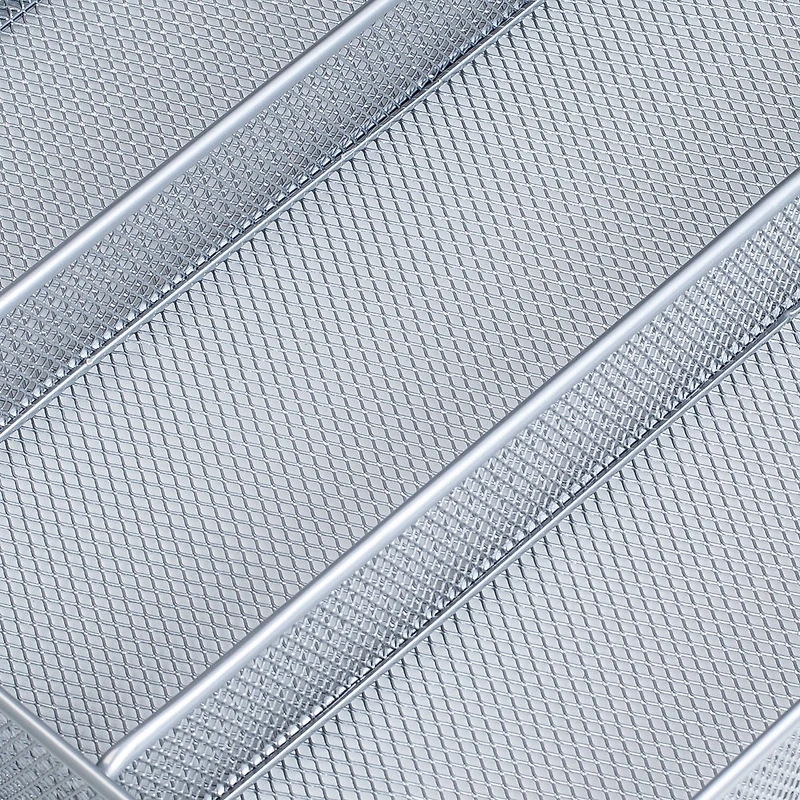 KSP Mesh Utensil Tray (Silver) 40 x 27.5 x 5 cm