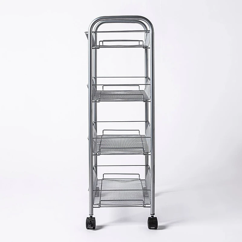 KSP Space Logic Rolling Storage Rack (Silver) 44.5 x 27 x 84 cm