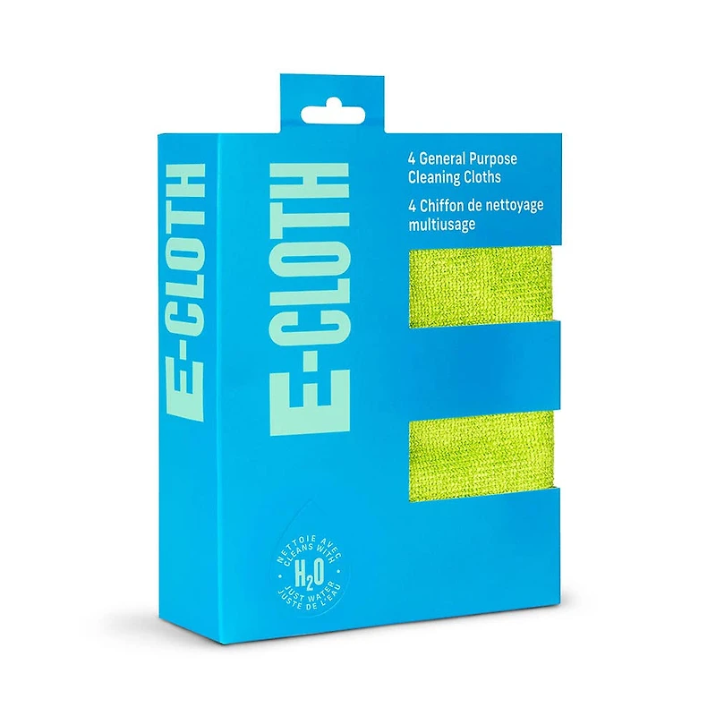 E-Cloth General Purpose Microfiber Cleaning Cloth - Set of 4