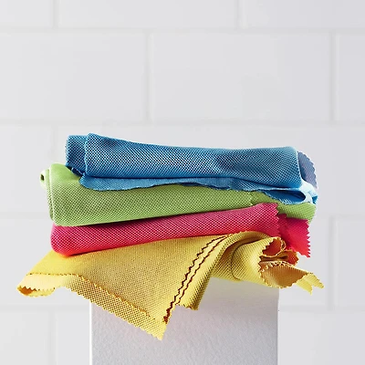 E-Cloth Glass Microfiber Cleaning Cloth - Set of 4