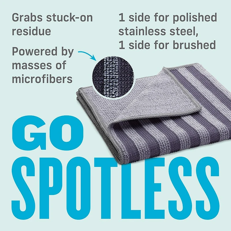 E-Cloth Stainless Steel Microfiber Cleaning Cloth