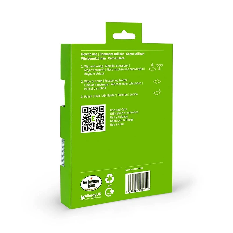 E-Cloth Stainless Microfiber Cleaning Cloth - Set of 2