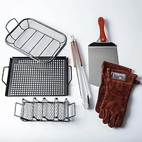 Outset BBQ Non-Stick Taco Rack (Black)