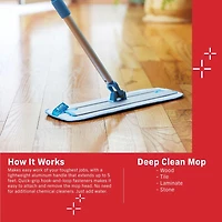 E-Cloth Deep Clean Telescopic Microfiber Mop