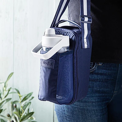 Fit & Fresh Nina Crossbody Bottle Bag (Midnight Blue)