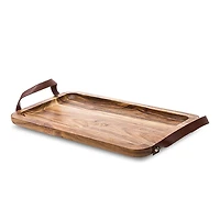 James F Rustique Medium Acacia Wood Serving Tray (Natural)