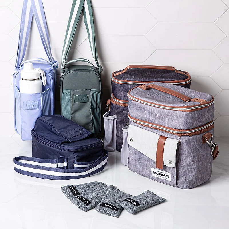 Fit & Fresh Nina Crossbody Bottle Bag (Midnight Blue)