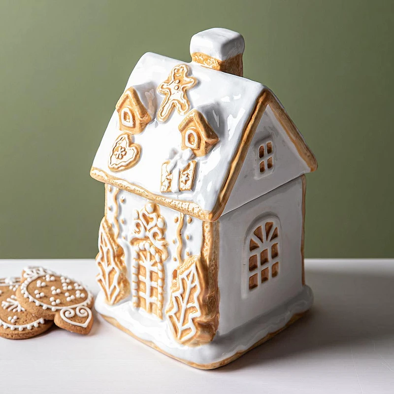KSP Christmas 'Gingerbread House' Cookie Jar