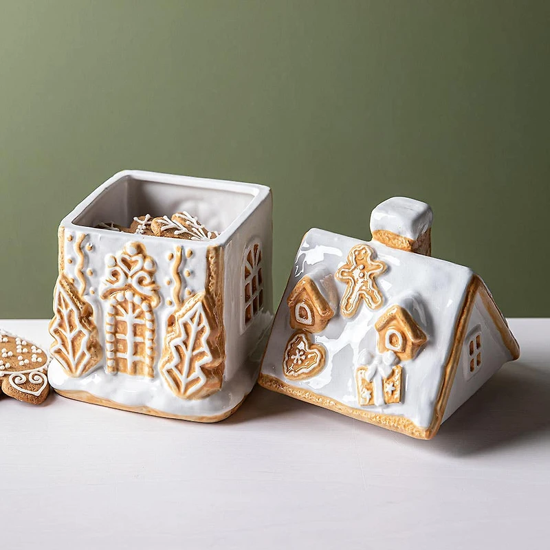 KSP Christmas 'Gingerbread House' Cookie Jar