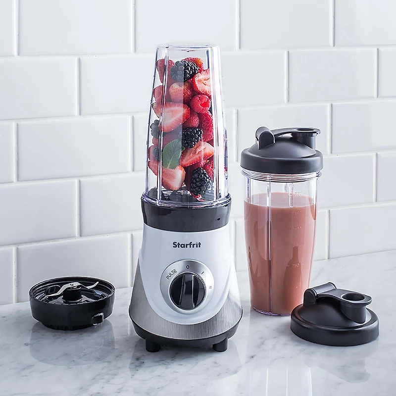 Starfrit Personal Blender - Set of 7 (White/Silver)