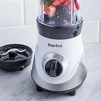 Starfrit Personal Blender - Set of 7 (White/Silver)