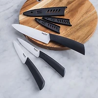 Starfrit Ceramic Chef Knife Starter - Set of 3 (Black/White)