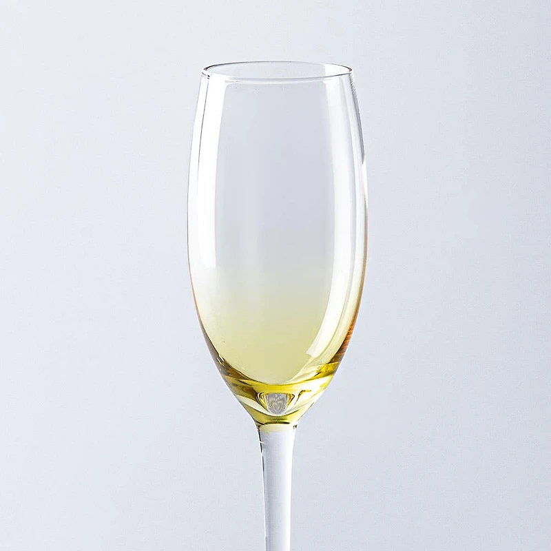 KSP Mingle Rainbow Champagne Glass - Set of 4 (7.2oz.)