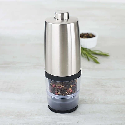 KSP Mini Battery Pepper Mill (Stainless Steel)