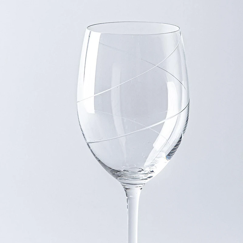 KSP Soiree Etched White Wine Glass - Set of 4 (17oz.)