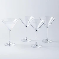 KSP Soiree Etched Martini Glass - Set of 4 (7oz.)