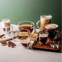 KSP Milano Double Wall Glass Mug - 480 ml, Set of 2