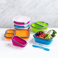 KSP Lunch Pop! 'Rectangle' Silicone Food Container (Asstd.)