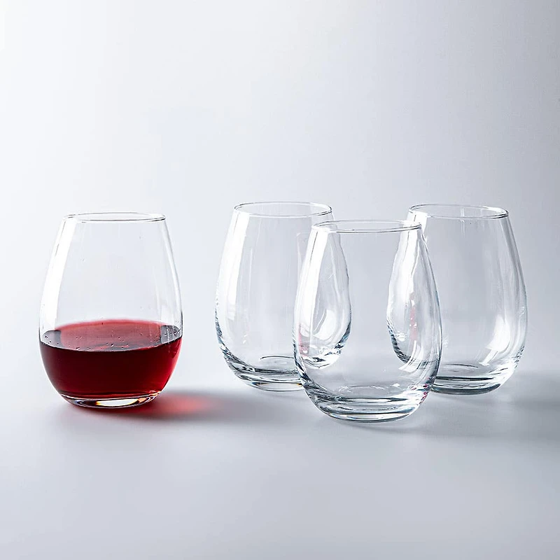 KSP Icon Stemless Red Wine Glass - Set of 4 (18.5oz.)