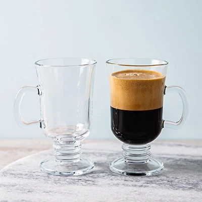 Pasabahce Barista Glass Irish Coffee Mug - 260ml / 8.8 oz. S/2 (Clear)