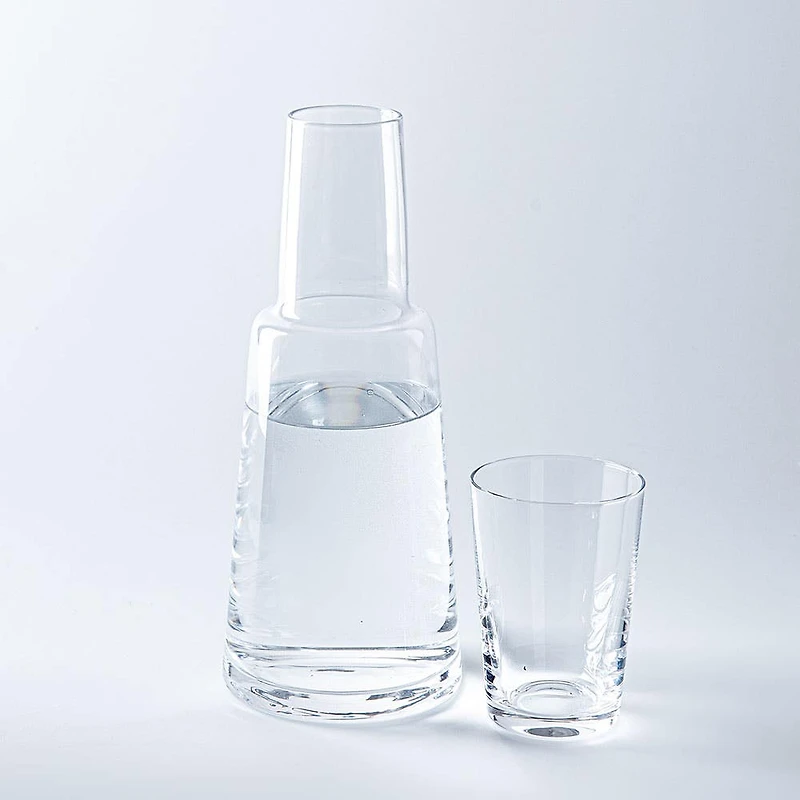 KSP Tranquil Bedside Water Carafe with Glass (900mL))
