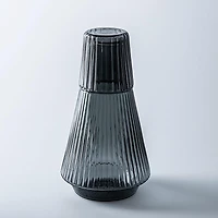 KSP Maya Bedside Water Carafe with Glass (Smoke)