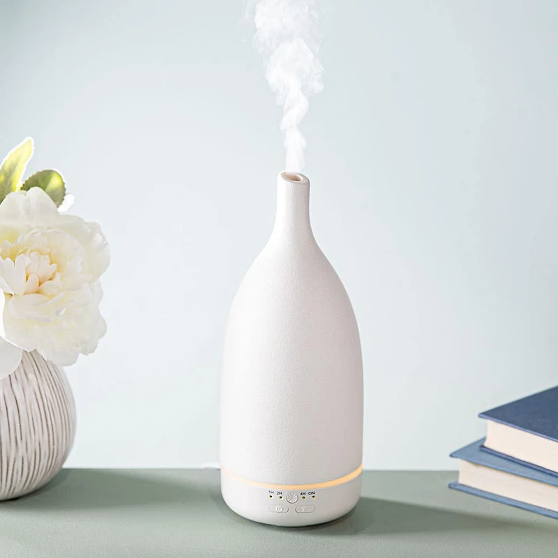 KSP Tranquil Ceramic Ultrasonic Oil Diffuser (White)