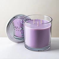 Empire Tuscany 'Lilac Petal' 3-Wick Glass Jar Candle